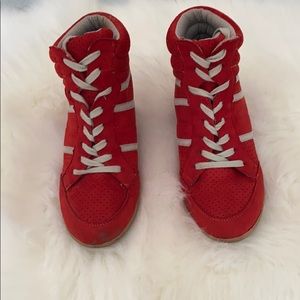 Charlotte Russe red heels size 6